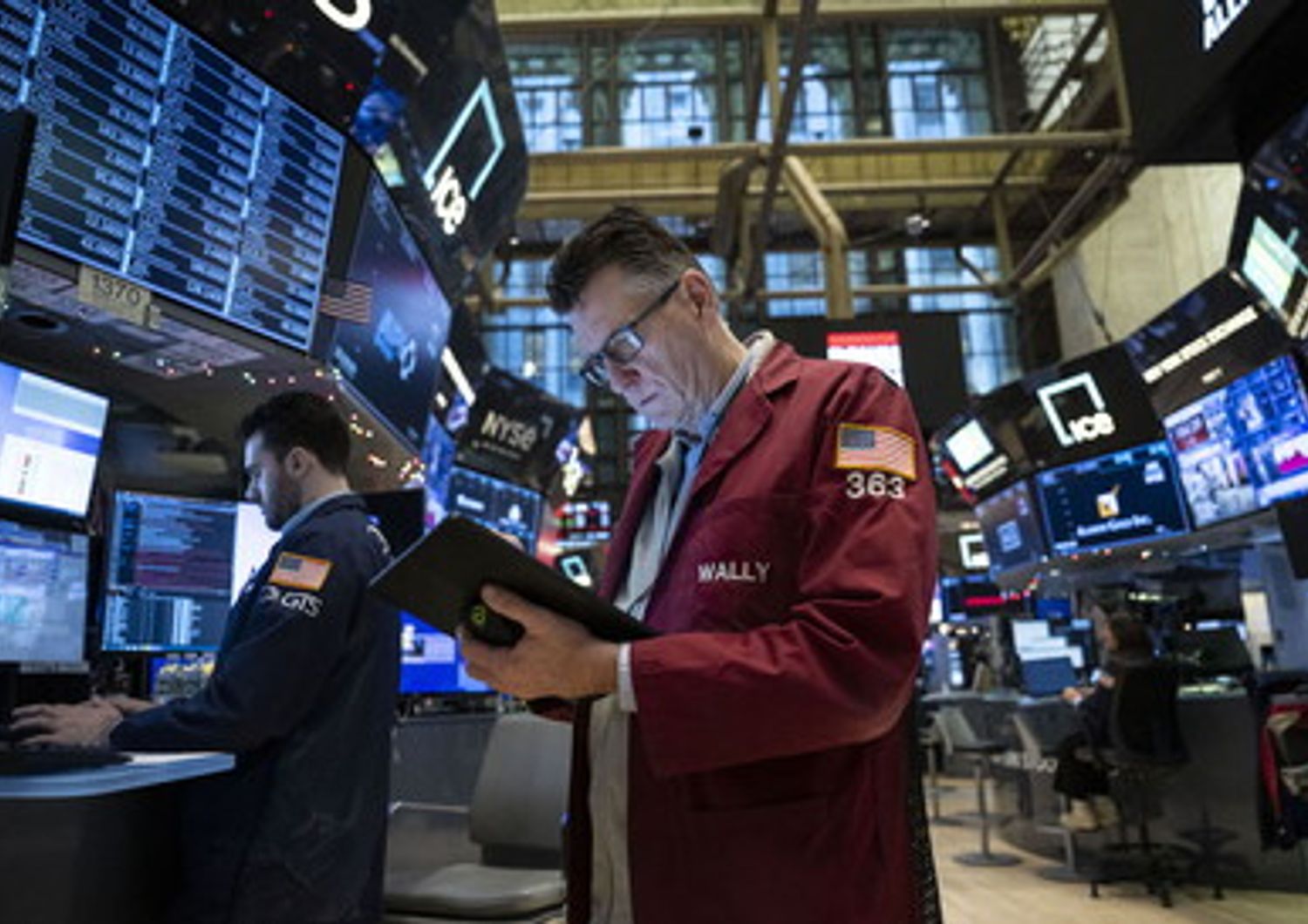 Un trader a Wall Street