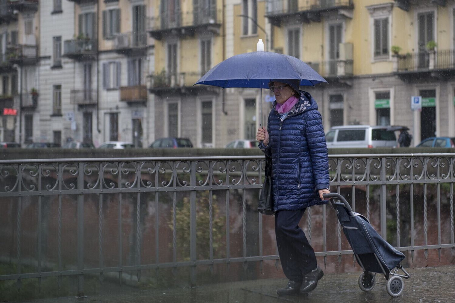 Maltempo, pioggia a Torino