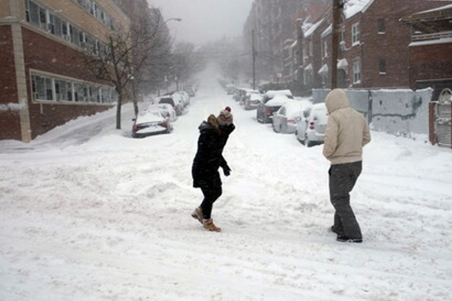 Tempesta di neve a New York, 2016