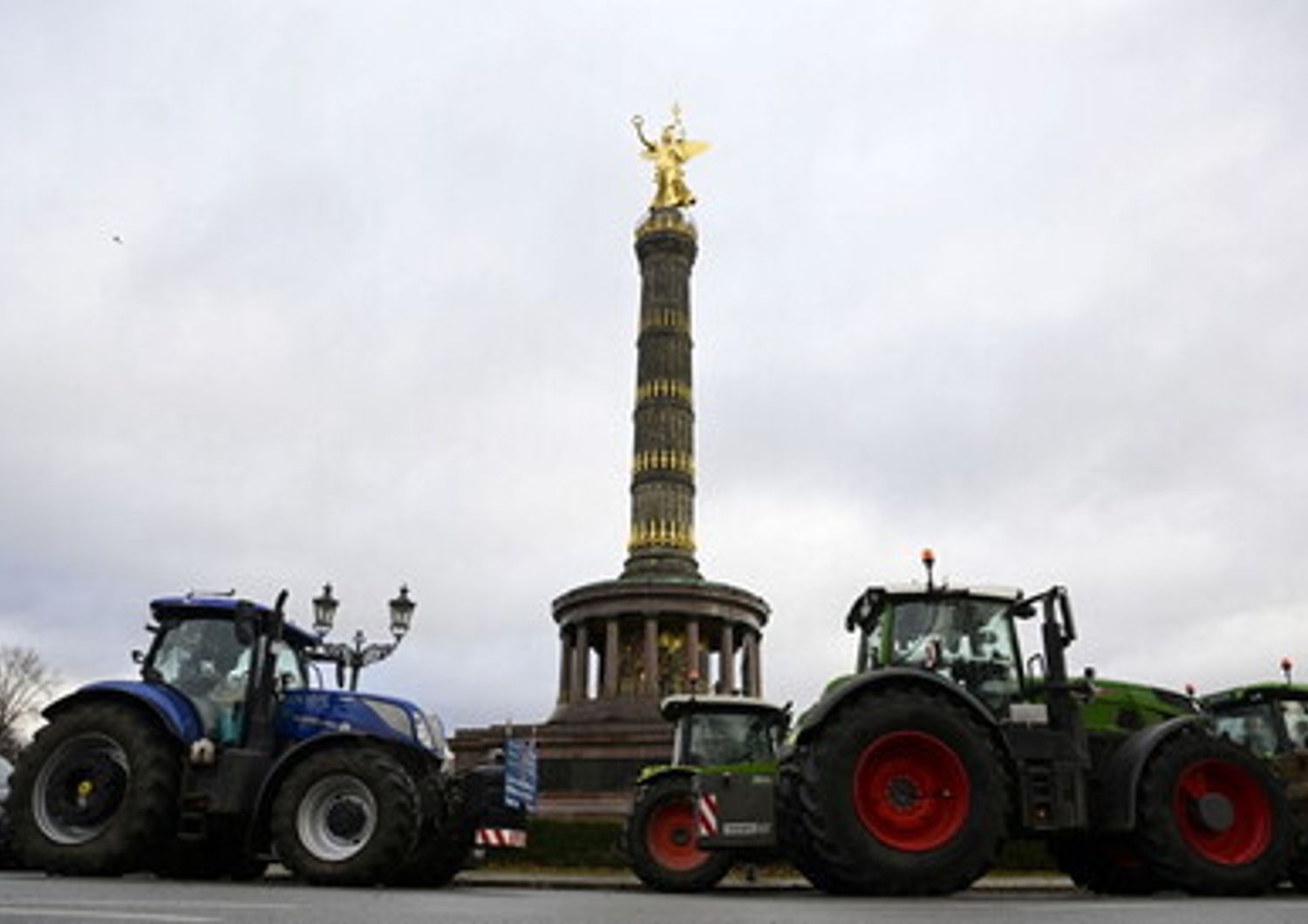 Protesta degli agricoltori a Berlino