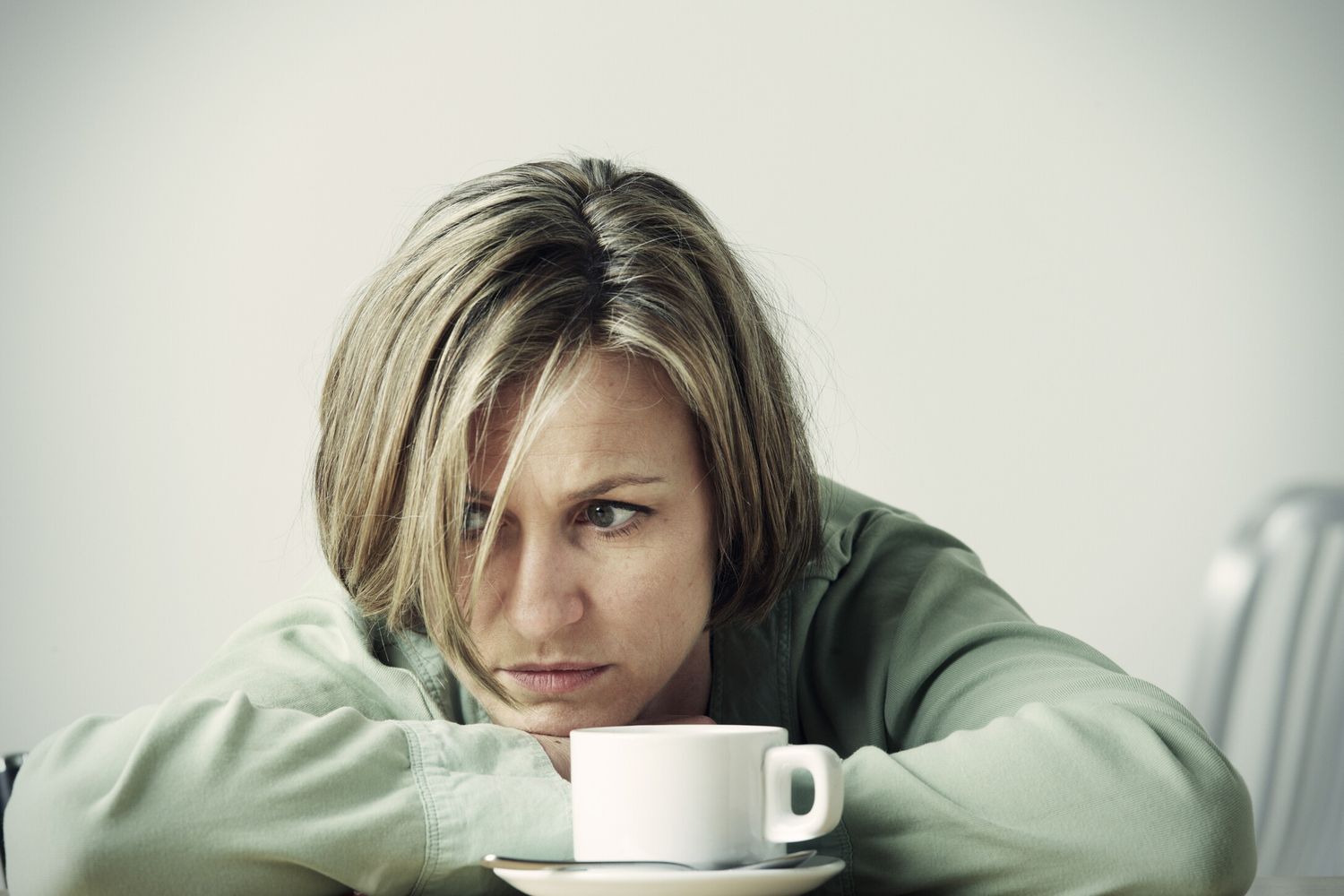 Una donna affetta da depressione&nbsp;