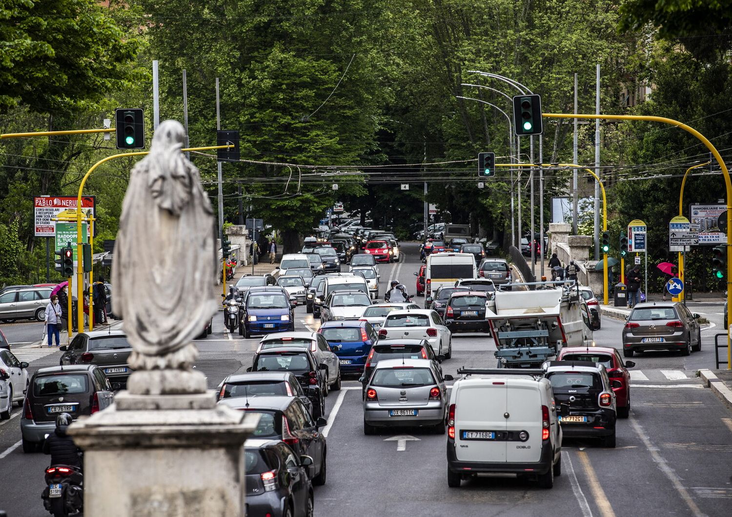 Traffico sulla Nomentana, Roma