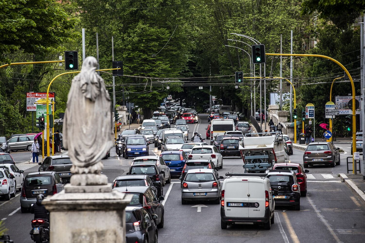 Traffico sulla Nomentana, Roma