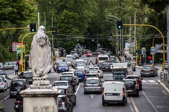 Traffico sulla Nomentana, Roma