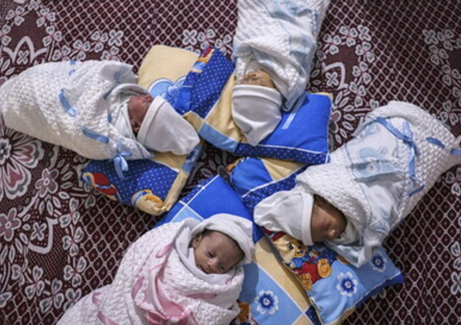 Neonati venuti al mondo nella Striscia di Gaza durante la guerra tra Hamas e Israele