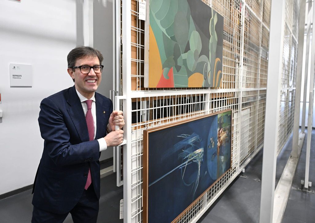 Il sindaco di Firenze, Dario Nardella, all'inaugurazione