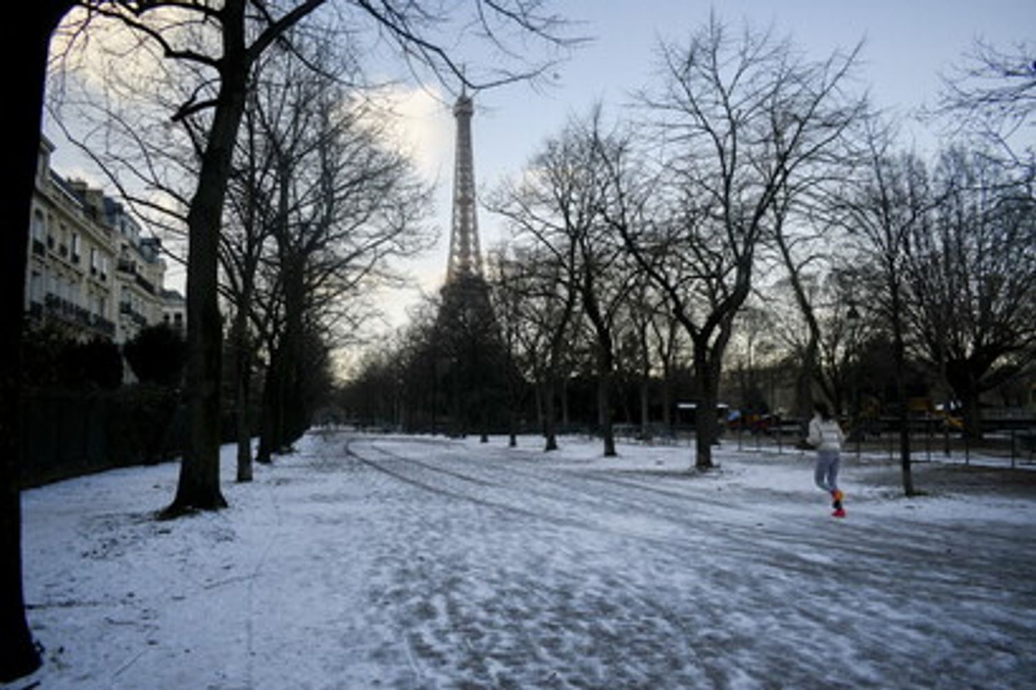 Gelo e neve sulla Francia