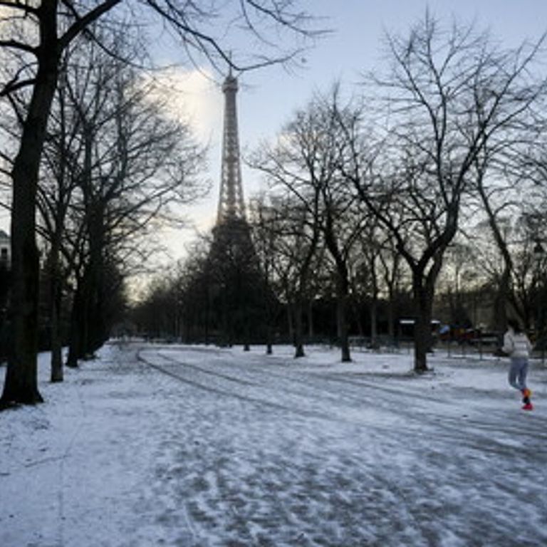 Gelo e neve sulla Francia