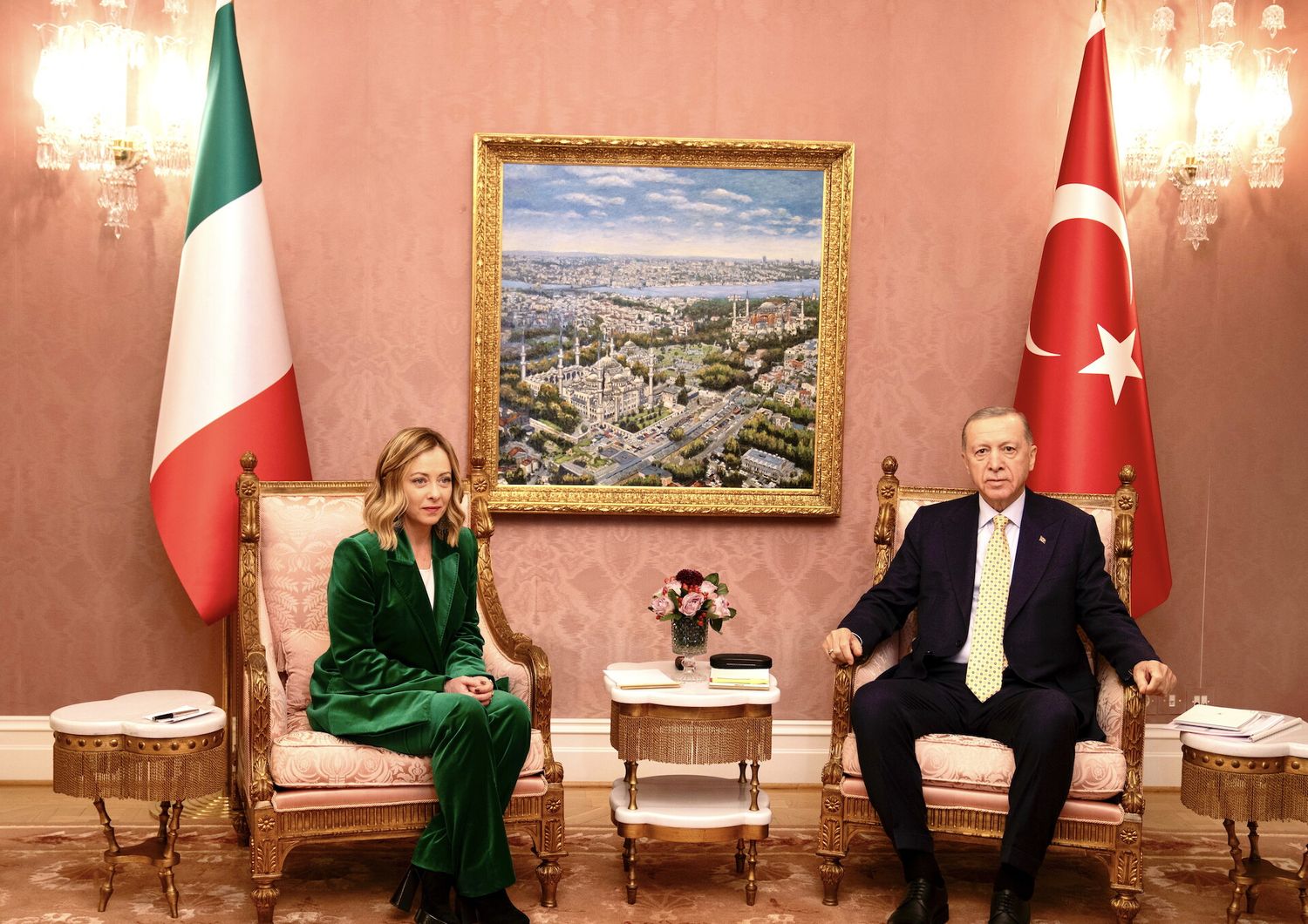 Meloni ed Erdogan