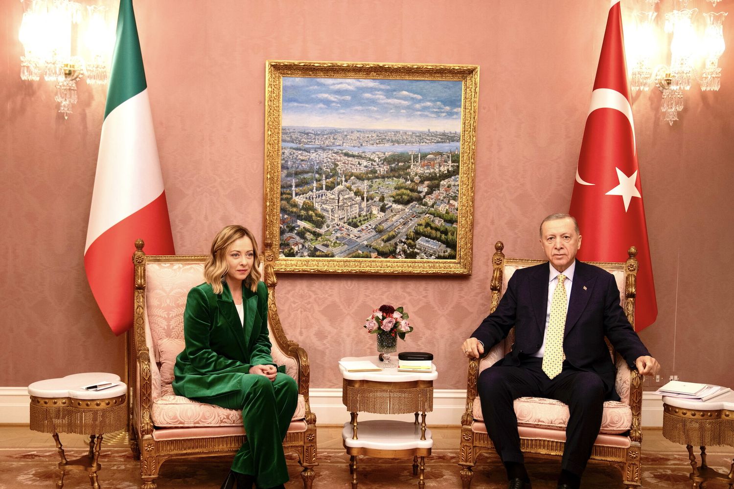 Meloni ed Erdogan