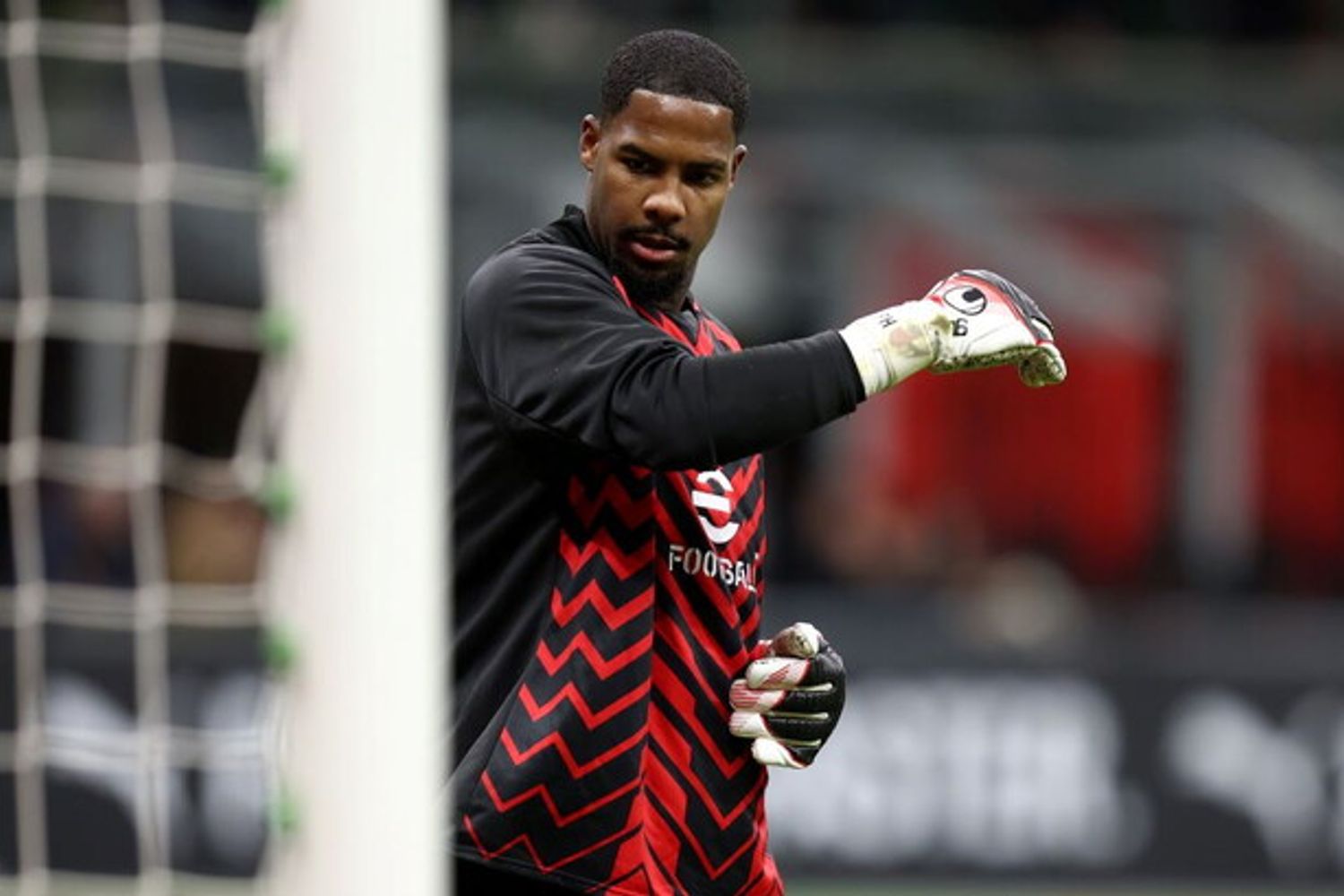 Il portiere del Milan Maignan&nbsp;