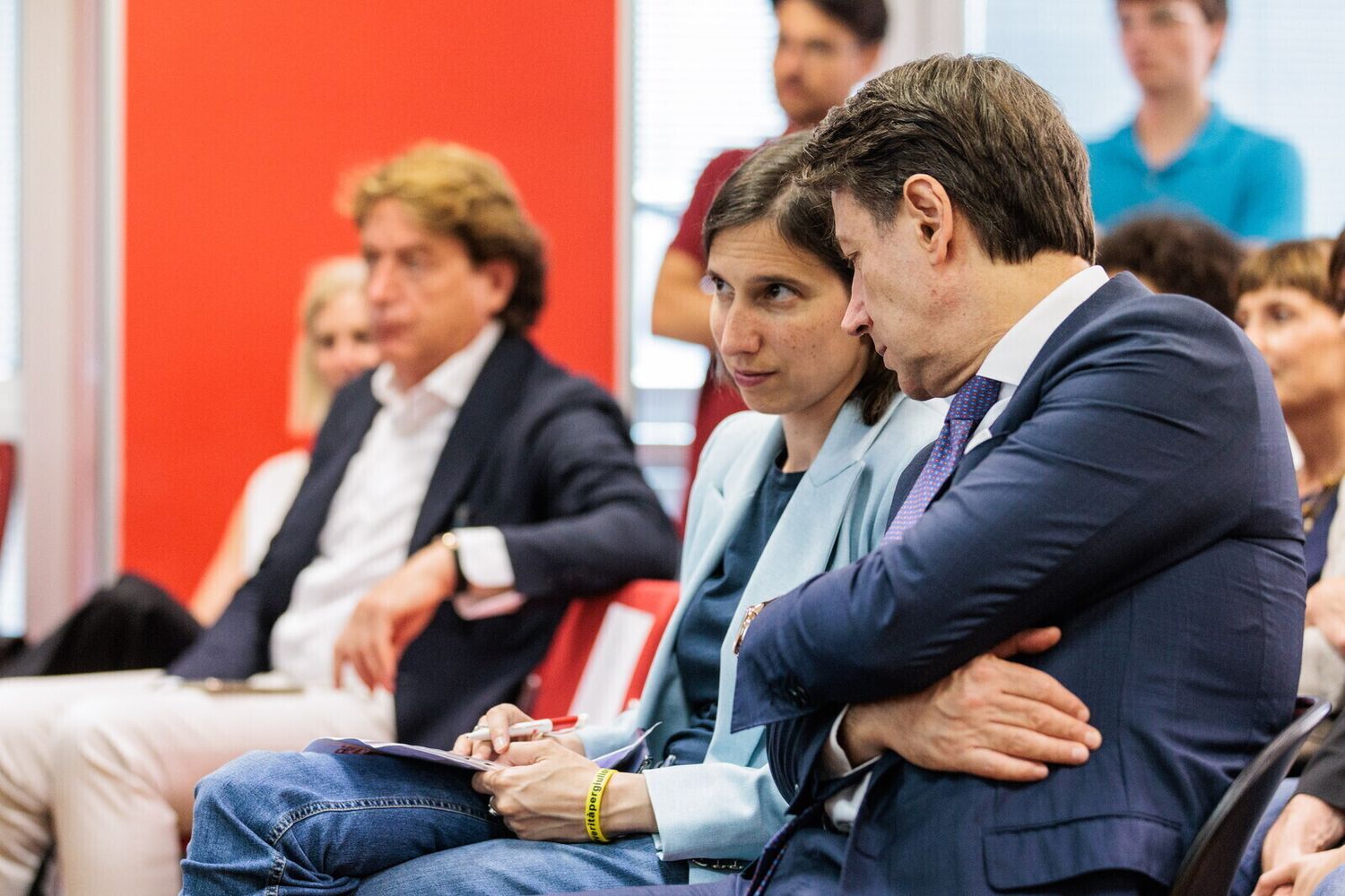 Incontro tra Elly Schlein e Giuseppe Conte