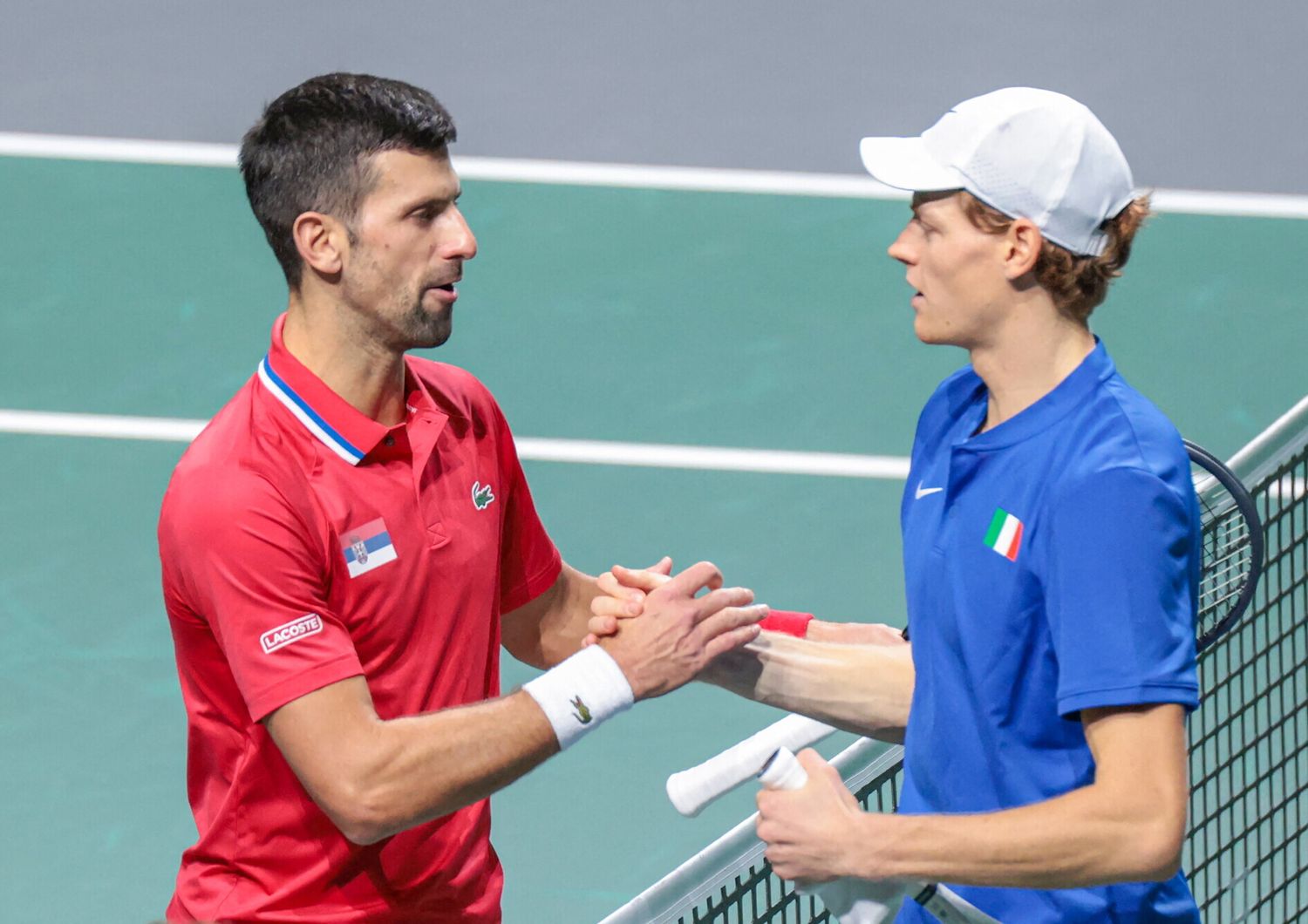 Novak Djokovic e Jannik Sinner