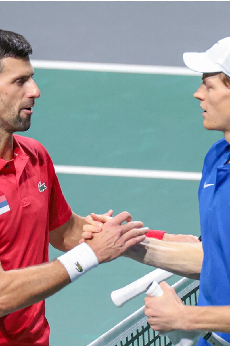 Novak Djokovic e Jannik Sinner