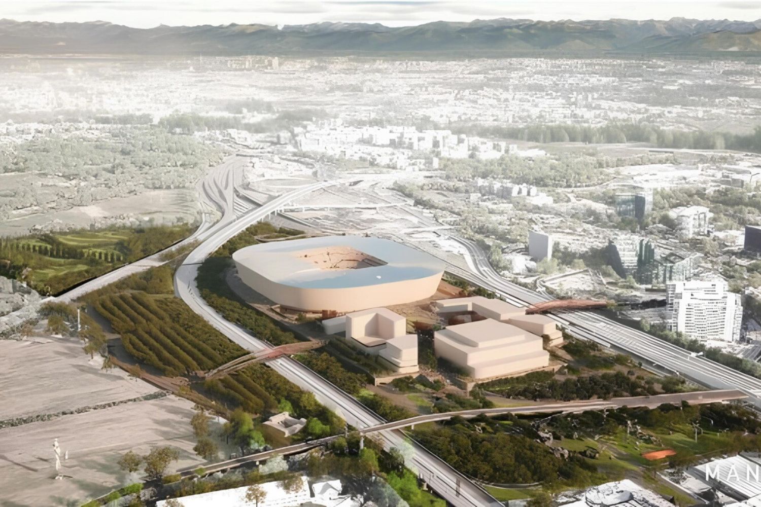 Il progetto del nuovo stadio del Milan a San Donato