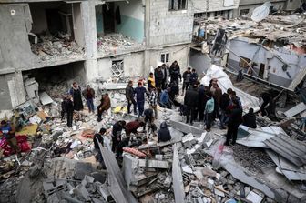 Macerie a Gaza dopo operazioni israeliane