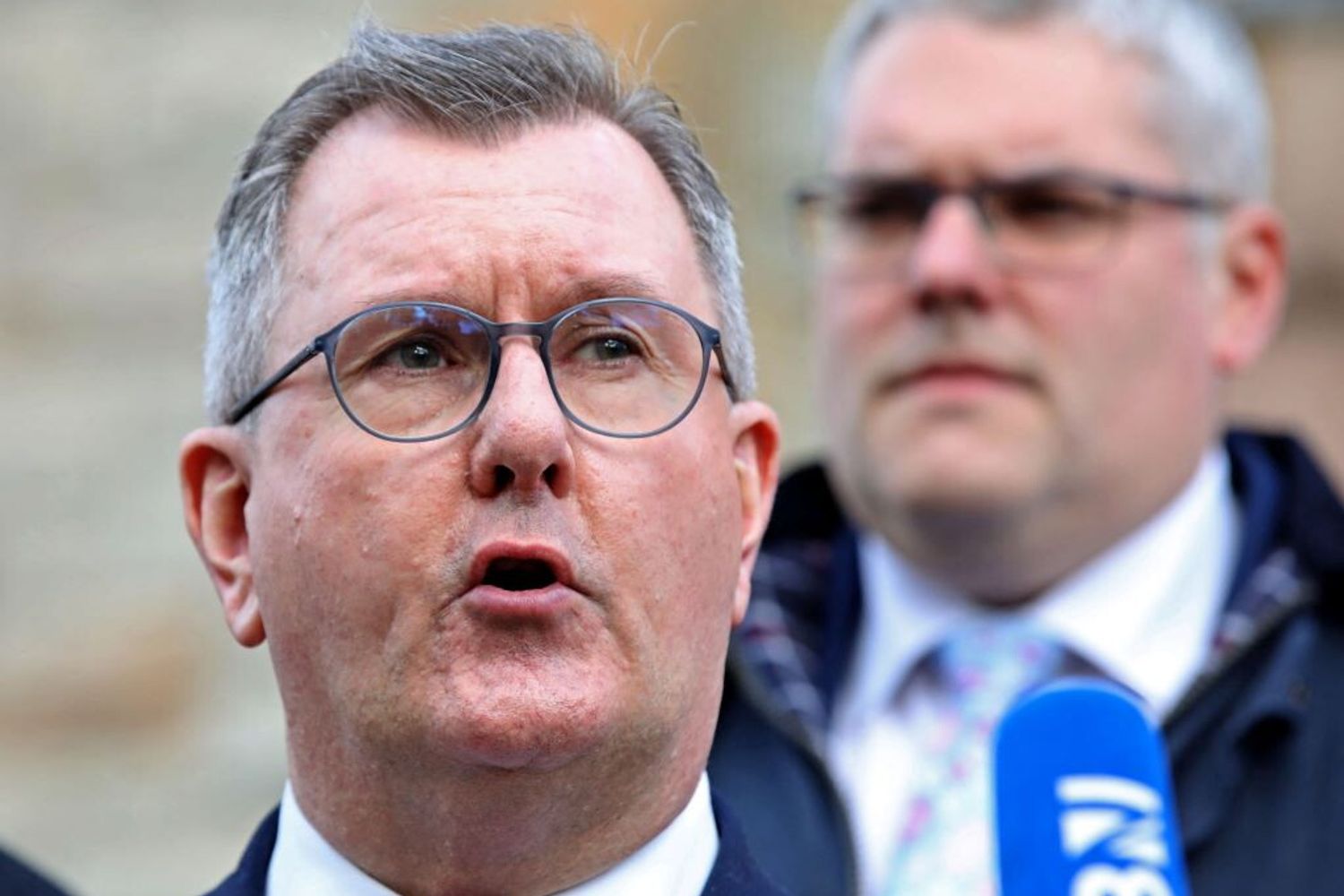 Il leader del partito irlandese Dup Jeffrey Donaldson