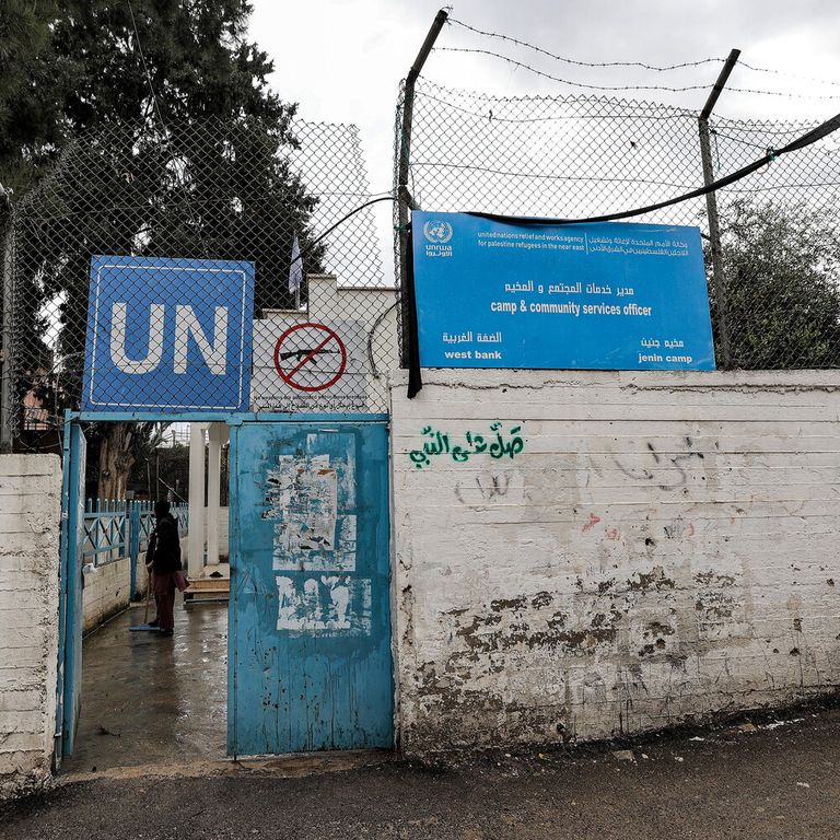 Una sede Unrwa in Cisgiordania