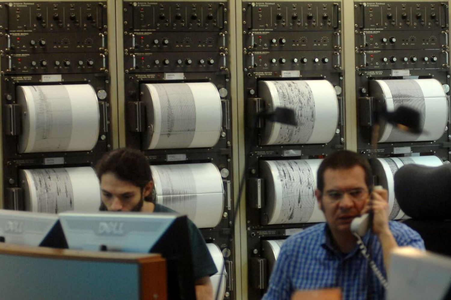 Sismografo, terremoto