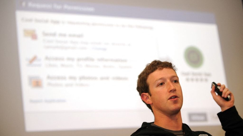 Mark Zuckerberg, nel 2010