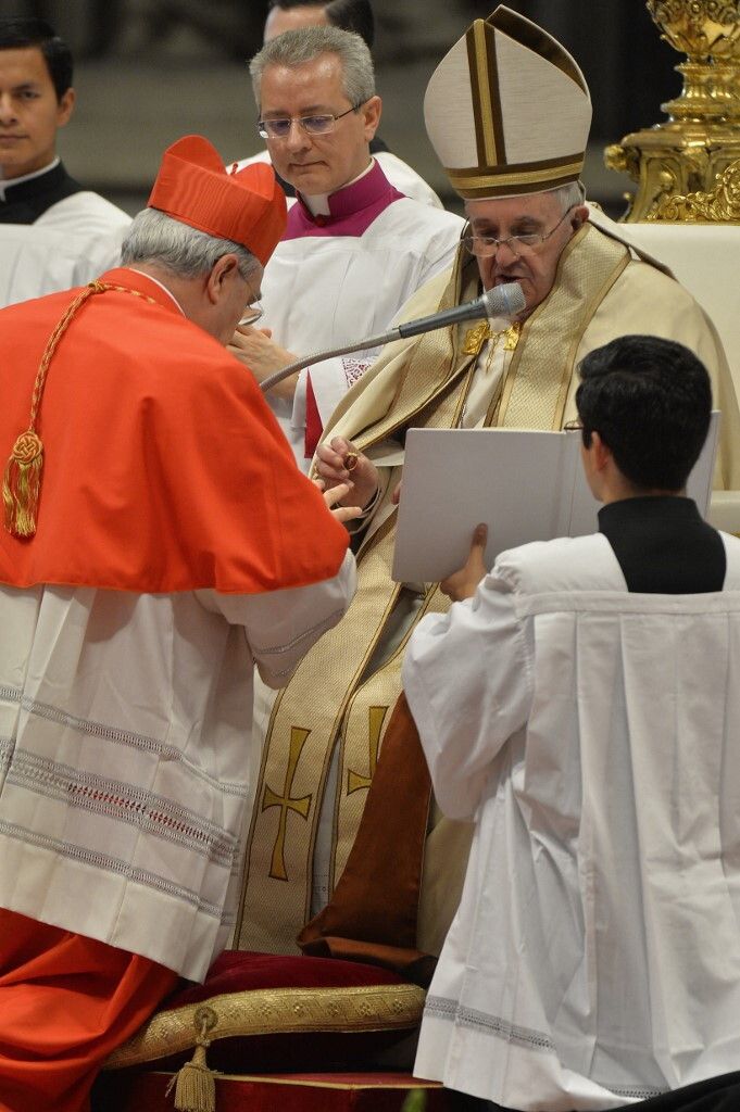 Il cardinale Lacunza e Papa Francesco