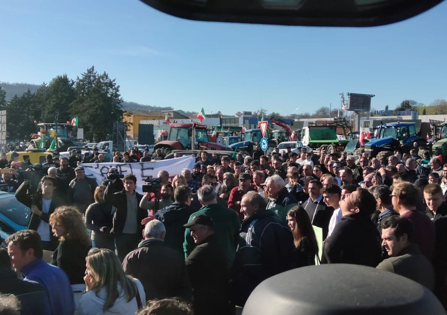 protesta agricoltori orte casello tilt