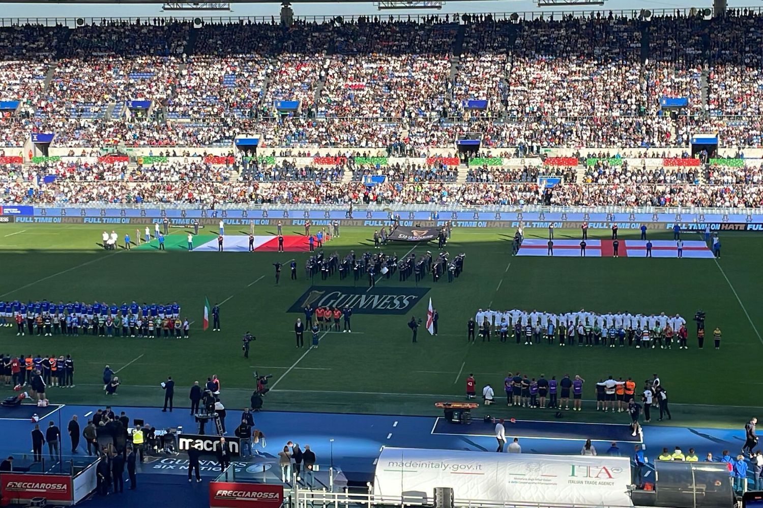 Partita di rugby Italia Inghilterra