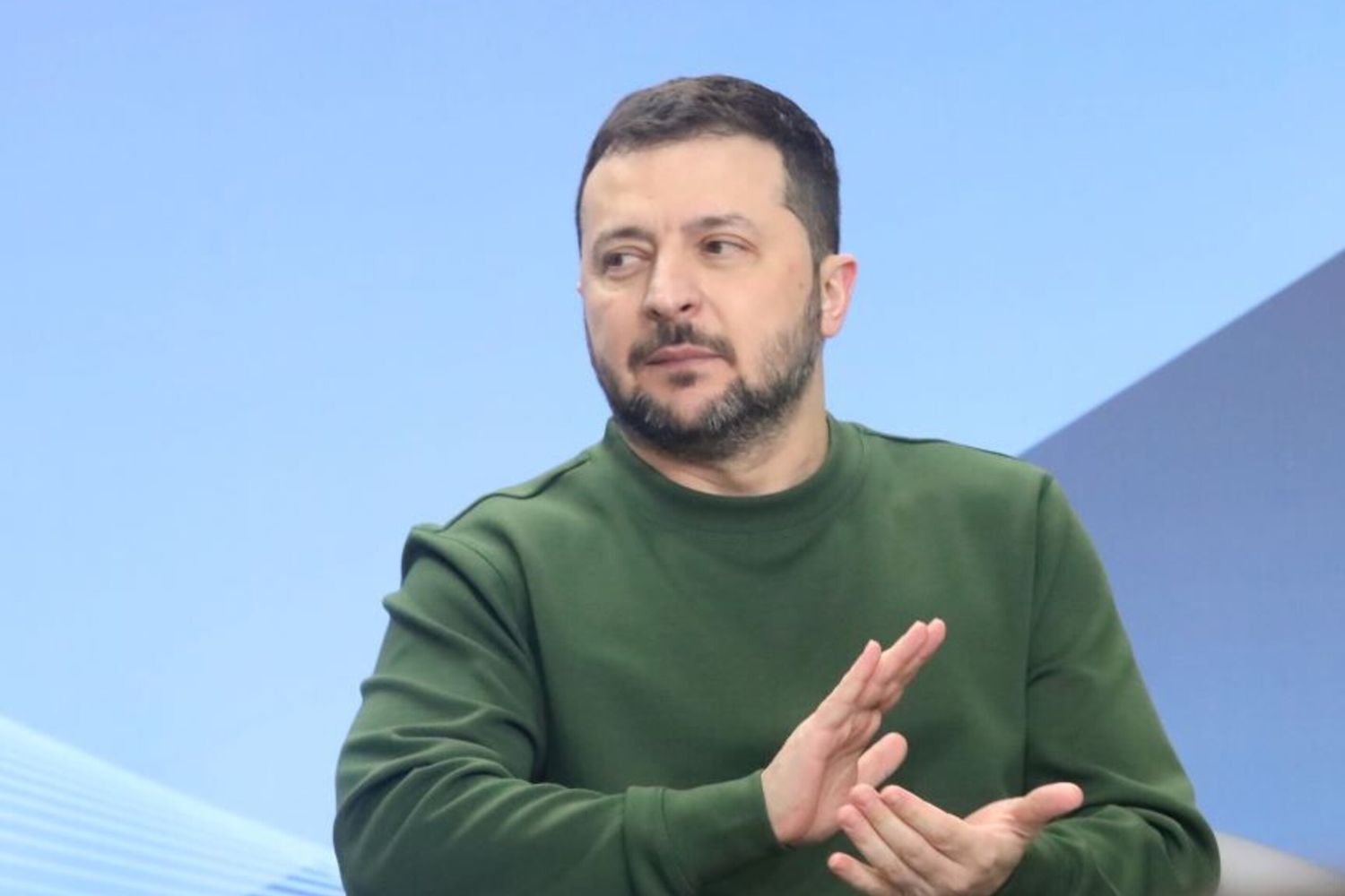 Il presidente ucraino Volodymyr Zelensky