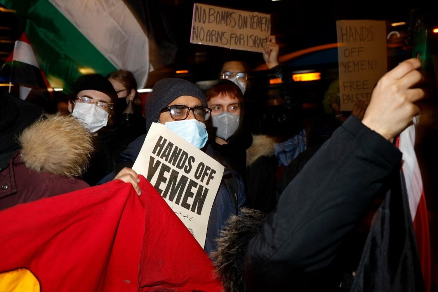 Manifestazioni in Yemen in favore delle azioni degli Houthi