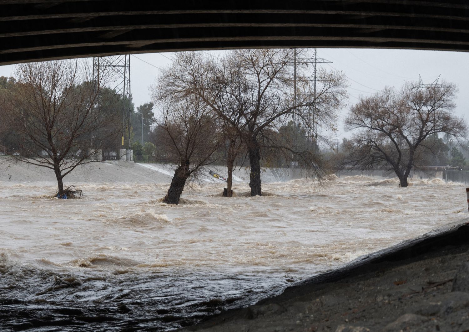 Tempeste d’acqua in California