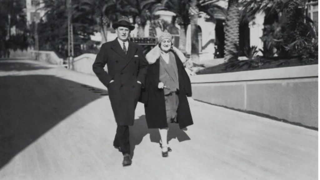 Alekhine e la moglie a Sanremo