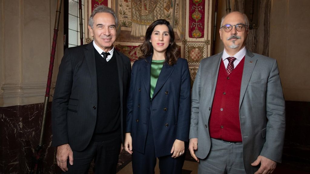 Da sinistra Carlo Capasa, Alessia Cappello, Matteo Masini
