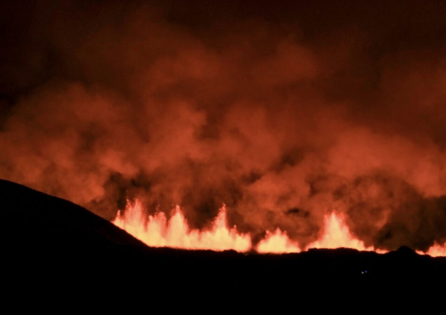 Esplosione vulcanica, Islanda, 2024