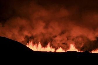 Esplosione vulcanica, Islanda, 2024