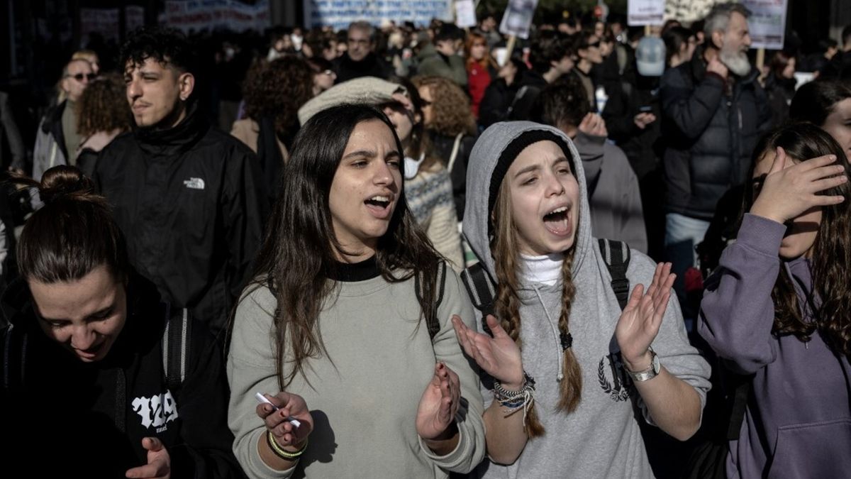 Studenti in corteo in Grecia contro le università pubbliche