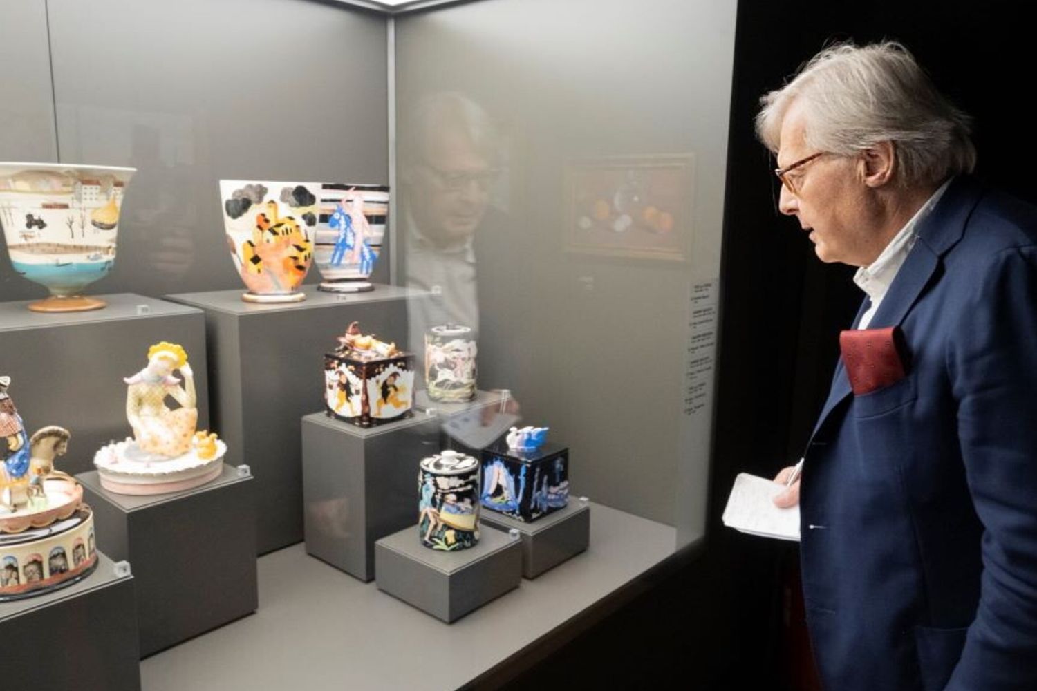 L'ex sottosegretario alla cultura Vittorio Sgarbi