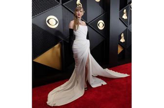 Taylor Swift ai Grammy Awards di Los Angeles del 4 febbraio 2024