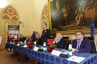 Conferenza stampa dei carabinieri sulla restituzione di reperti  sottratti dai nazisti