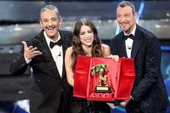 Fiorello, Angelina Mango e Amadeus