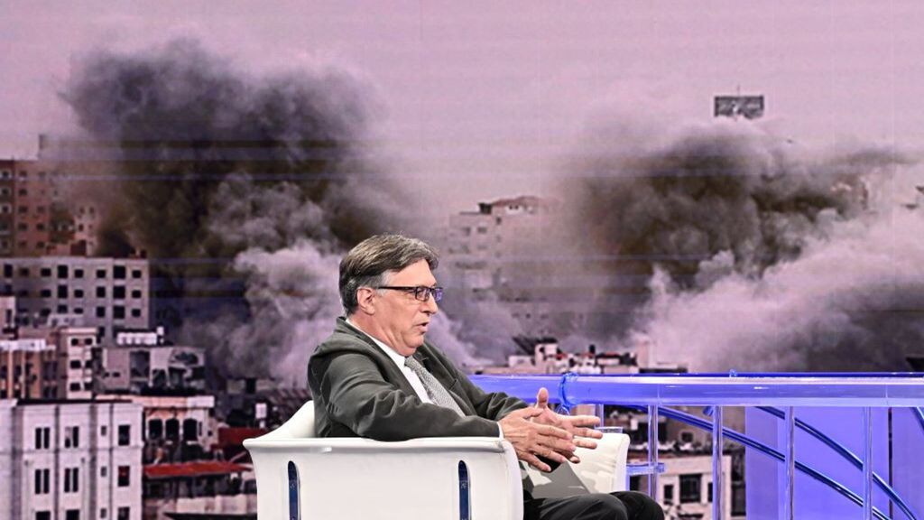 10/10/2023 Roma. Alon Bar ambasciatore di Israele in Italia ospite del programma Porta a Porta