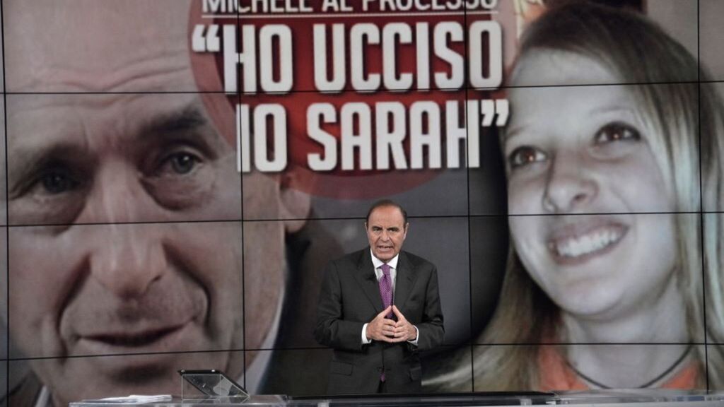 05/12/2010 Roma. Rai, trasmissione televisiva Porta a Porta, nella foto Bruno Vespa nel caso di Michele Misseri