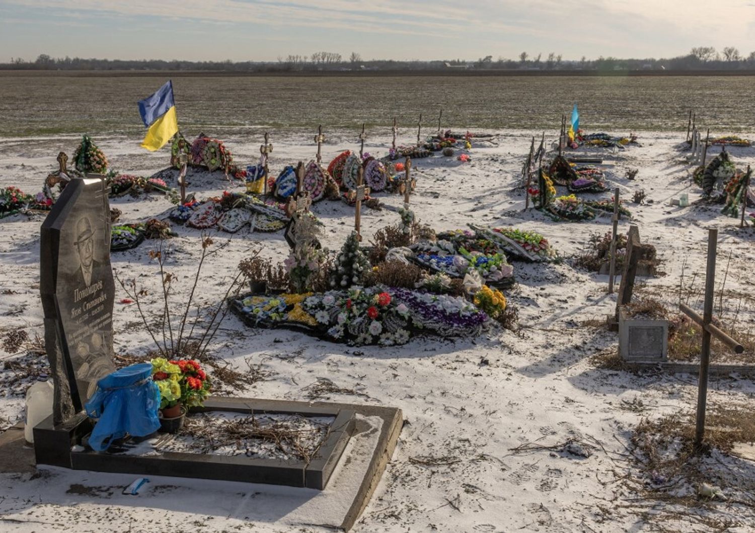 Cimitero in Ucraina