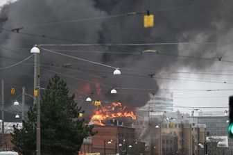 Una parte ancora non aperta al pubblico del più grande parco divertimenti della Svezia devastata da un incendio