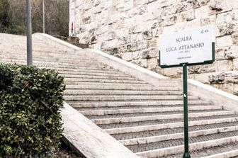 201/12/2022 Roma, Ministero degli Esteri, cerimonia di inaugurazione della scalea in memoria dell'ambasciatore Luca Attanasio, vittima il 22 febbraio 2021 di un attentato in Congo