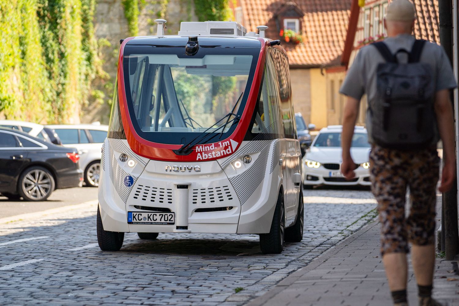 Un bus a guida autonoma