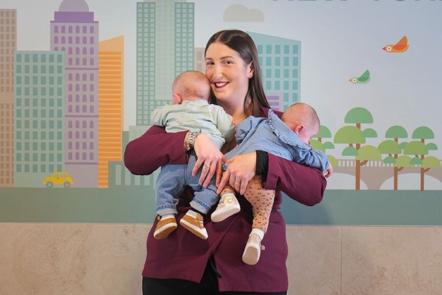 La donna con il cuore senza un ventricolo diventata mamma di due gemelli