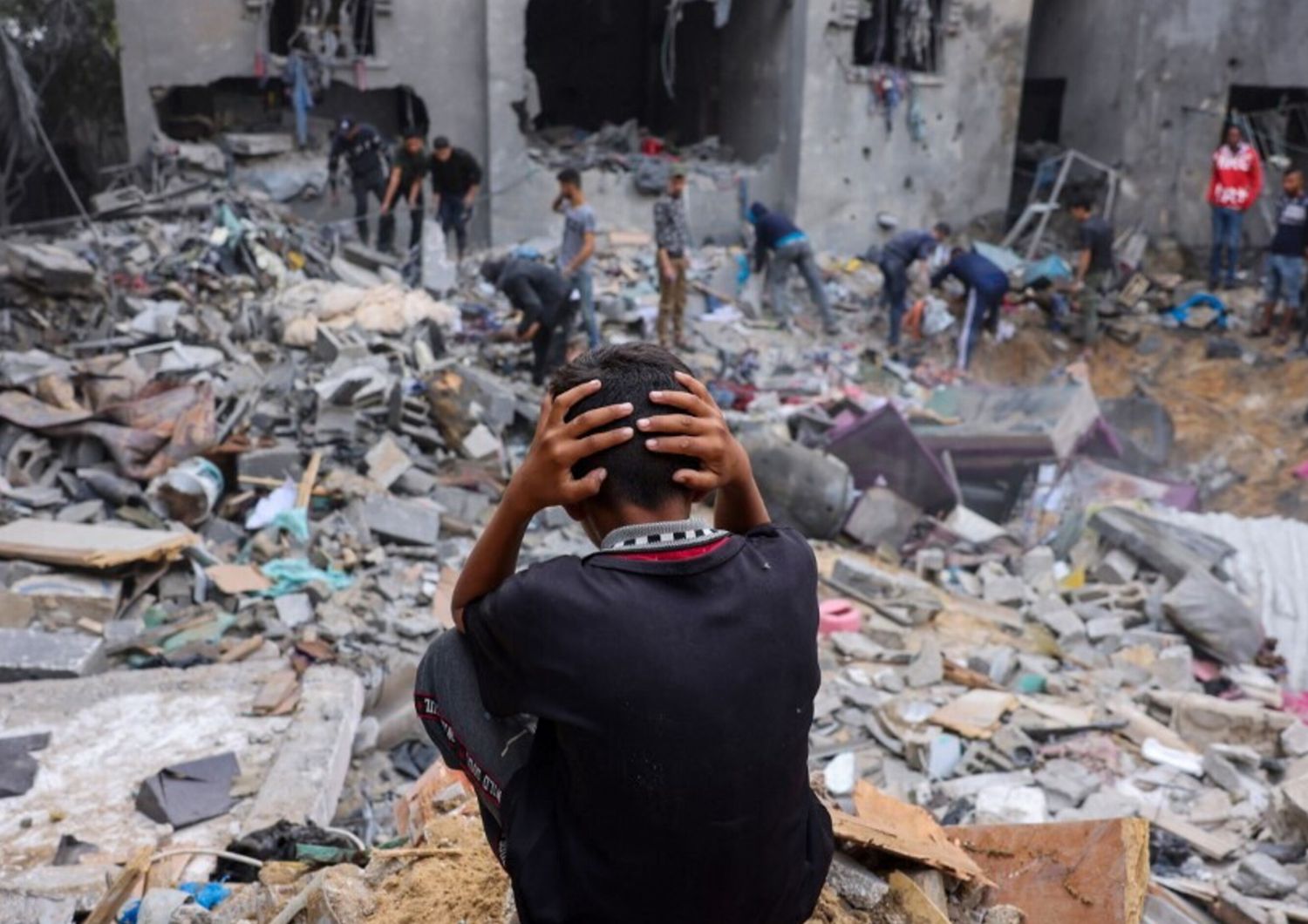 Distruzioni e macerie a Gaza