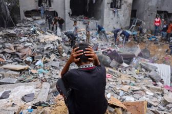 Distruzioni e macerie a Gaza