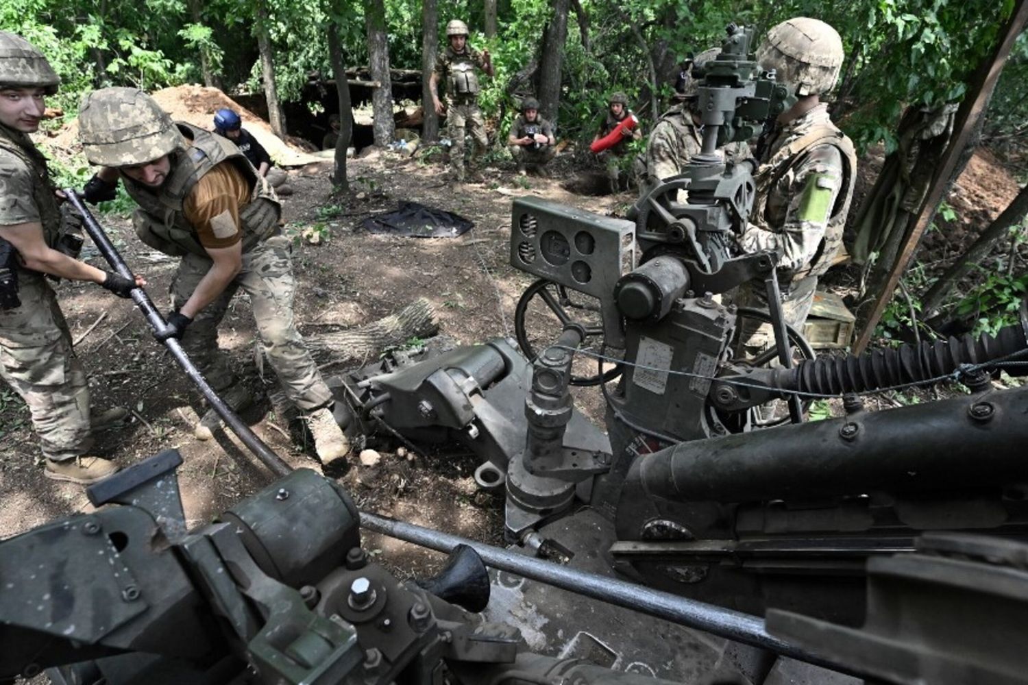 Truppe destinate alla resistenza nella città di Avdiivka