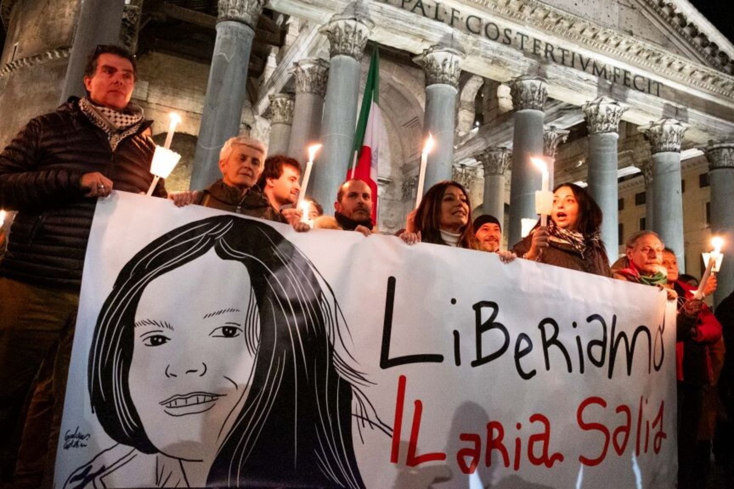 presidio per la liberazione di Ilaria Salis